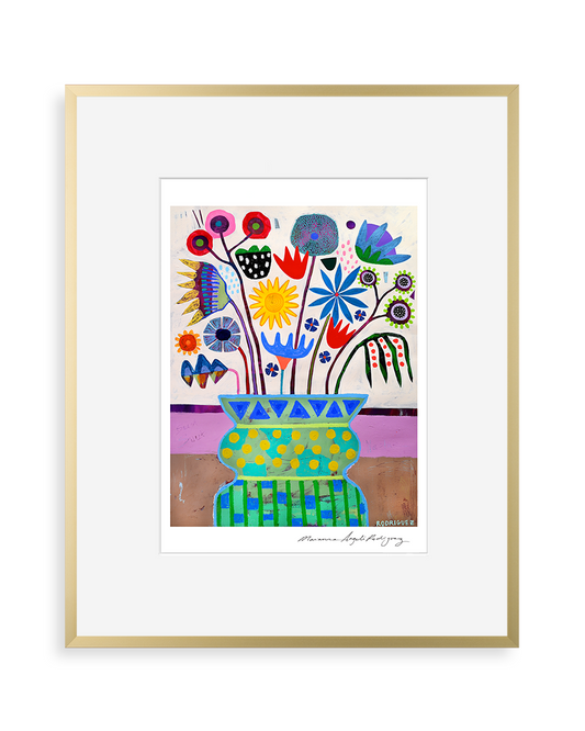 FLOWER VASE STUDY 1 PRINT print Marianne Angeli Rodriguez Gallery