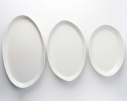 3 Piece Ceramic Serving Platter Set