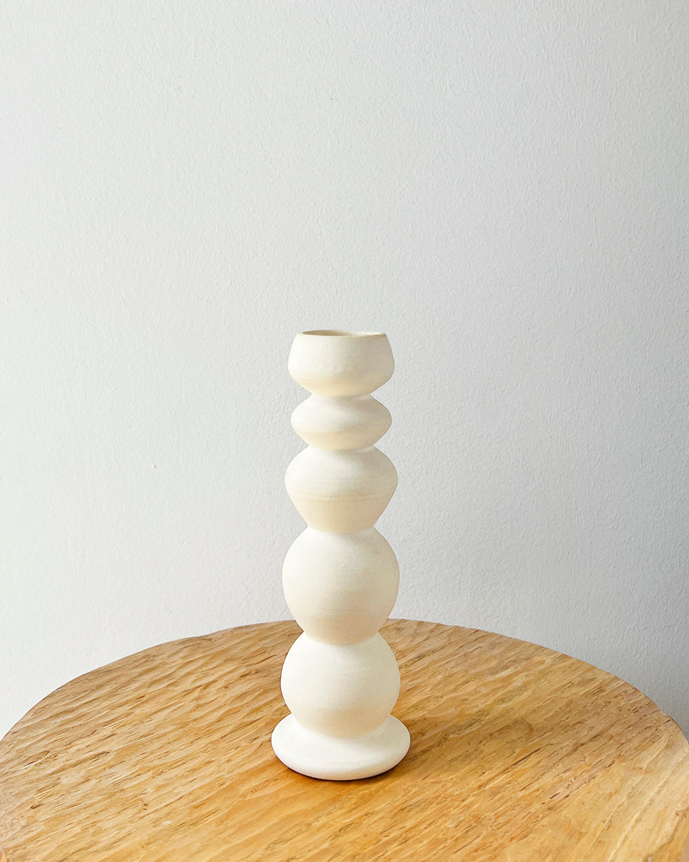 One-of-a-Kind Ceramic Candle Holders | Ivory Candles atacama home Ivory-8