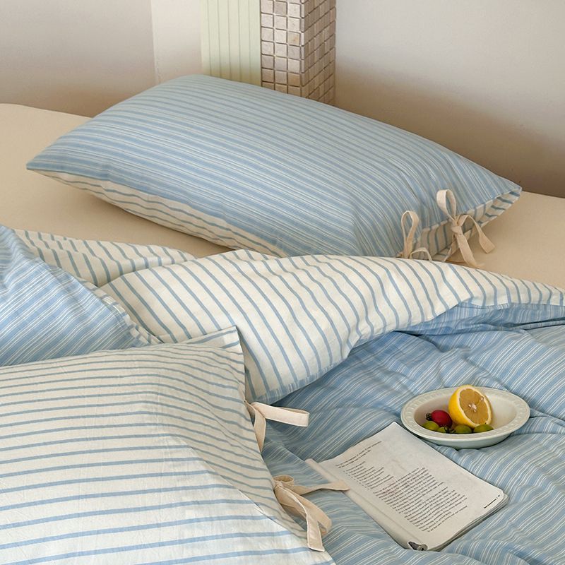 Josie Bow Tied Stripe Pillowcases