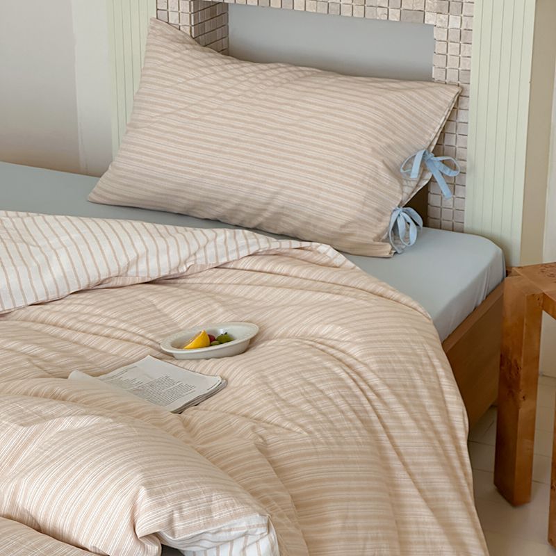 Josie Bow Tied Stripe Pillowcases