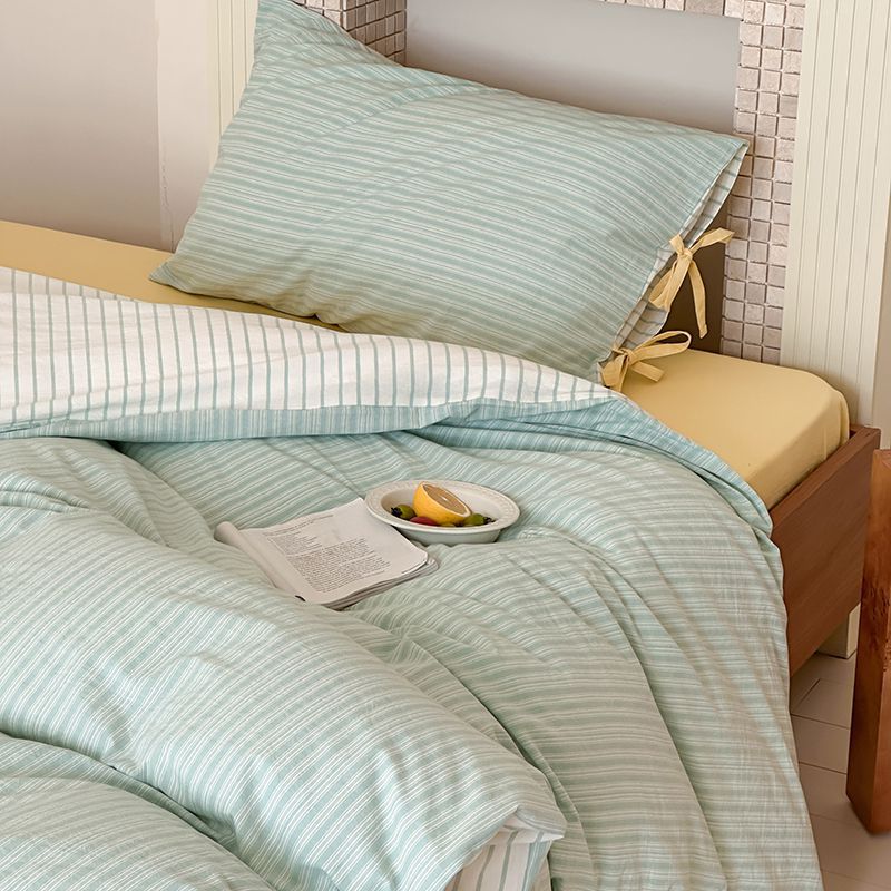 Josie Bow Tied Stripe Pillowcases