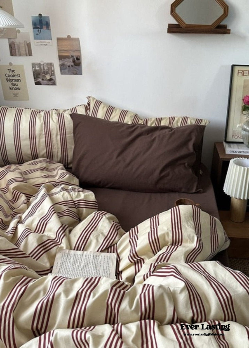 Liam Striped Bedding Set / Blue