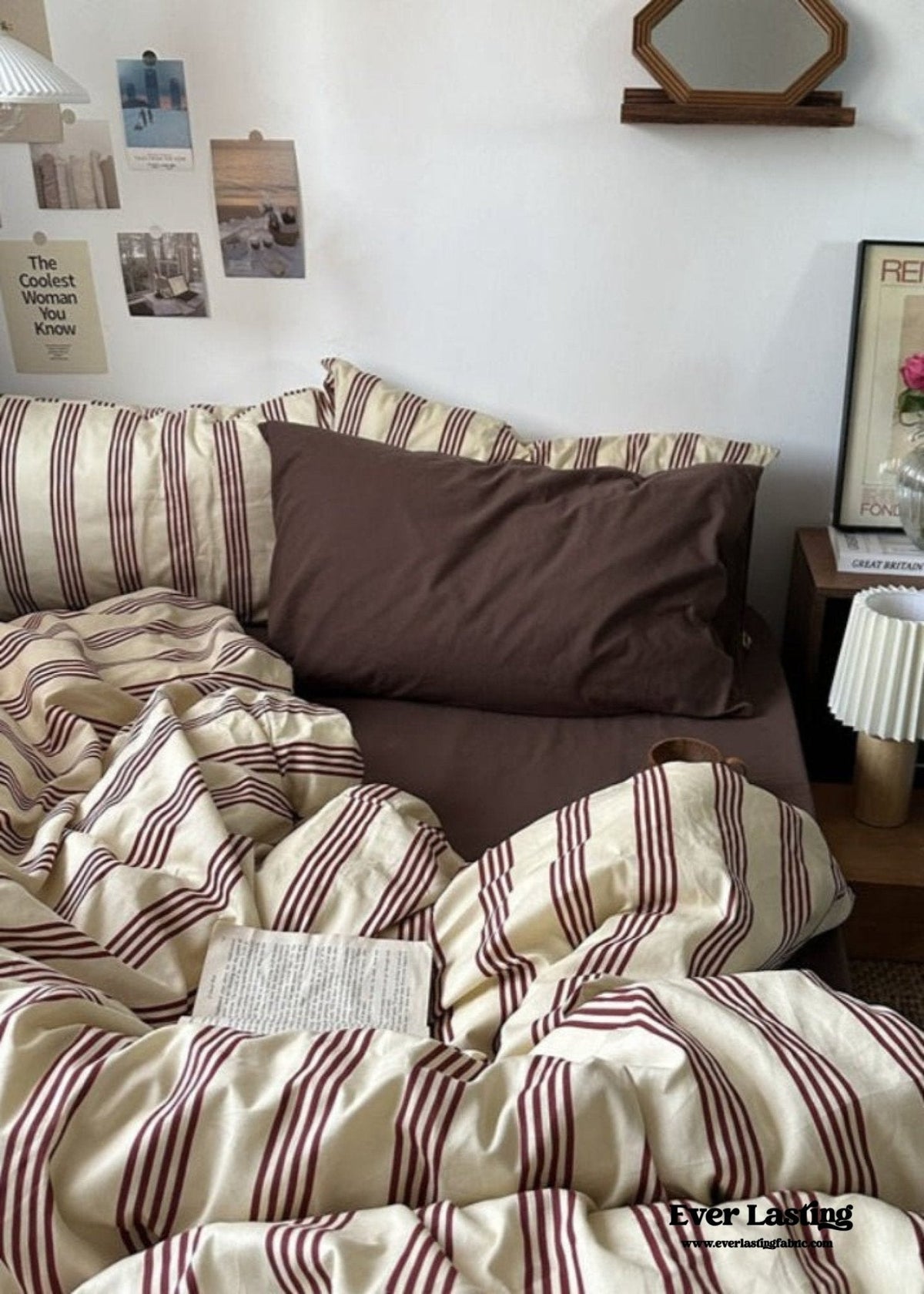 Liam Striped Bedding Set / Blue