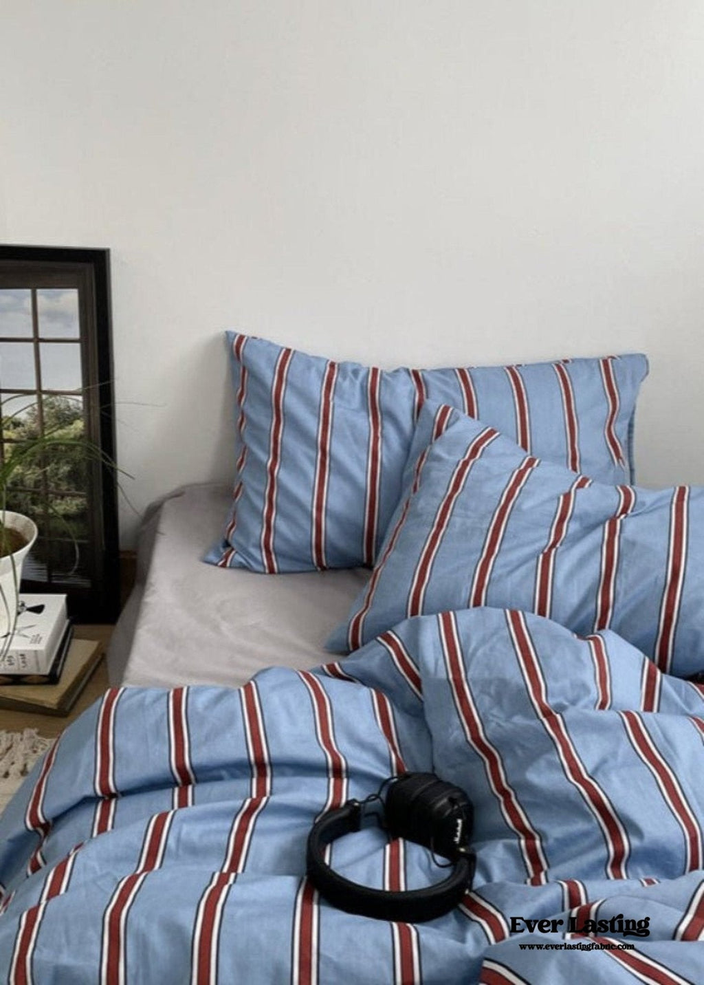 Liam Striped Bedding Set / Blue