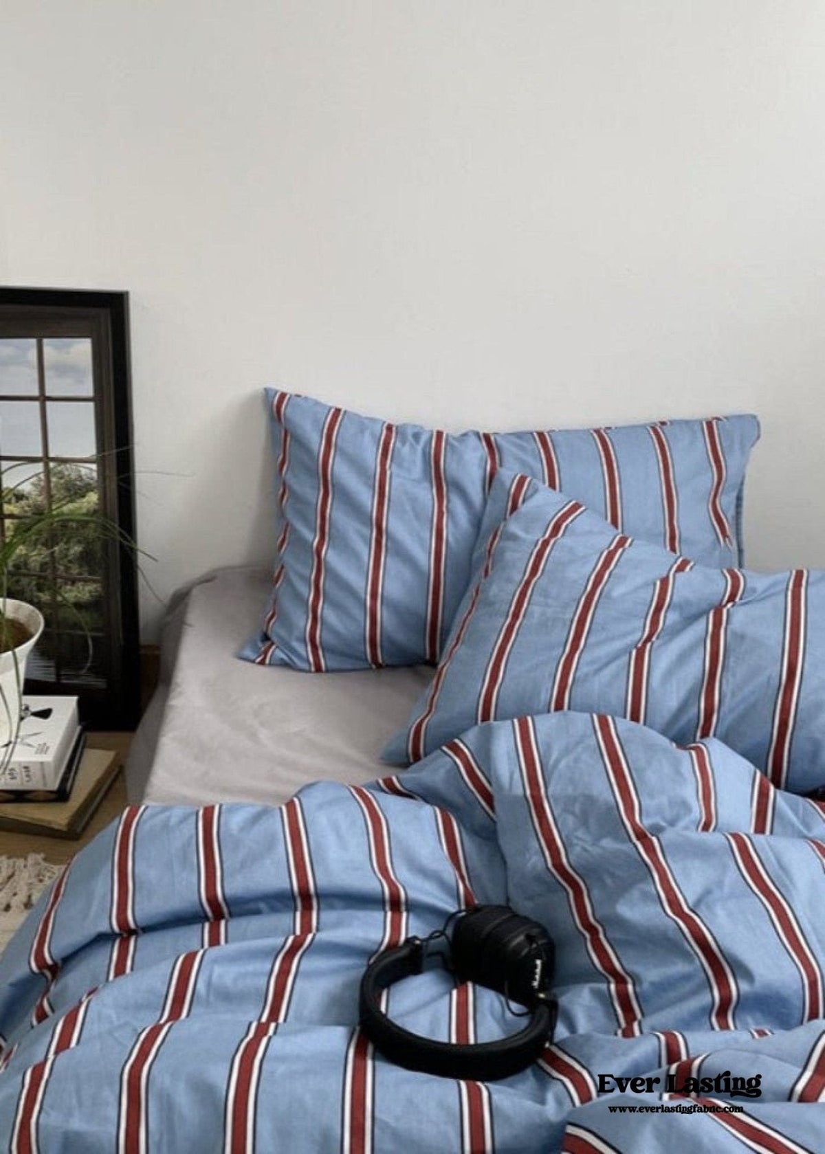 Liam Striped Bedding Set / Blue