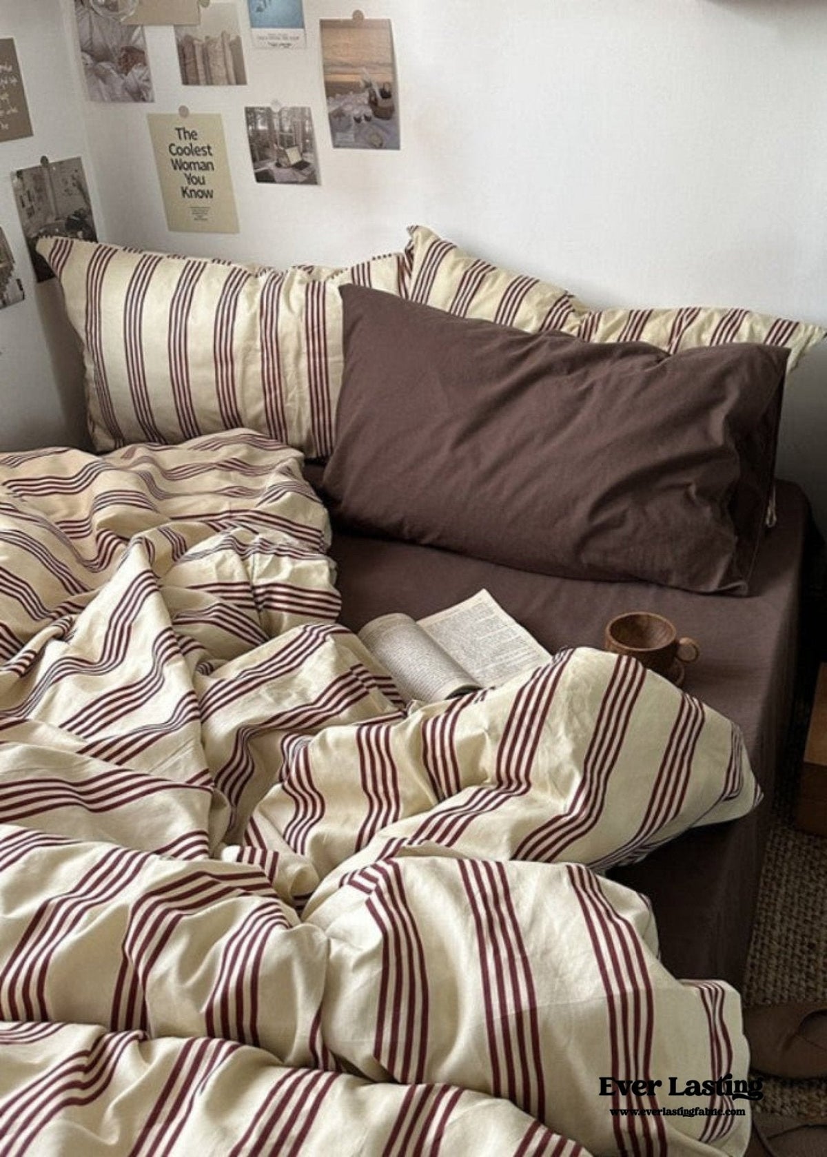 Liam Striped Bedding Set / Blue