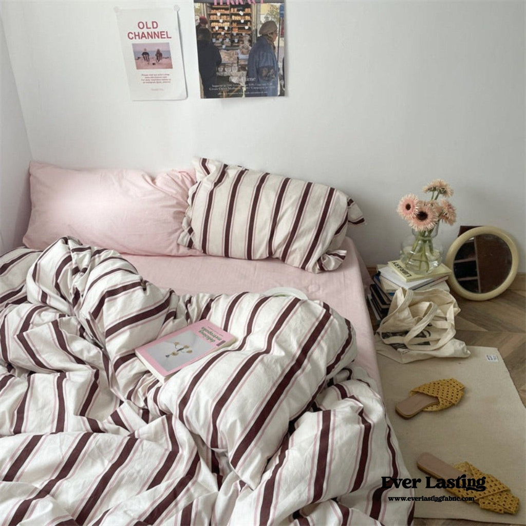 Liam Striped Bedding Set / Blue
