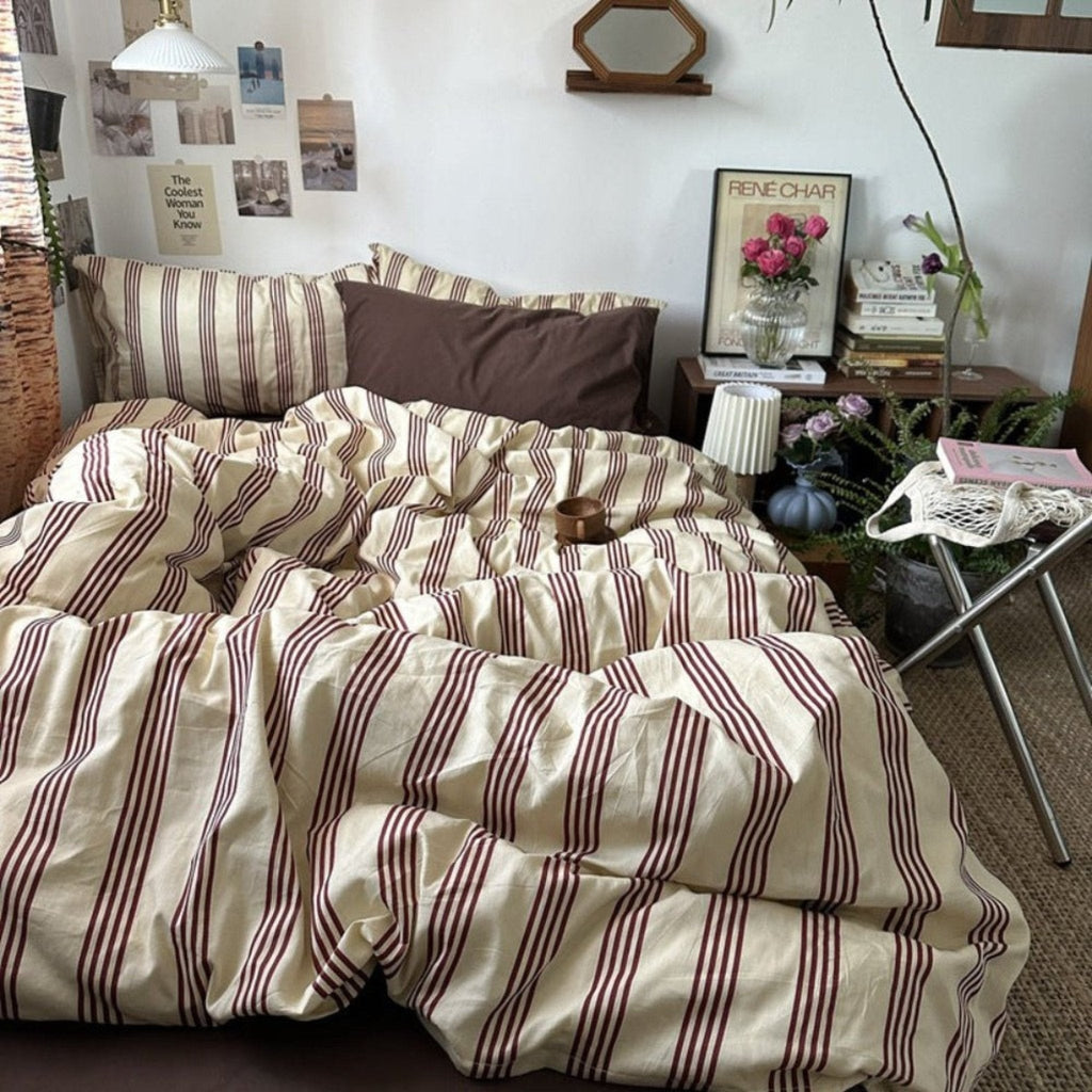 Liam Striped Bedding Set / Blue