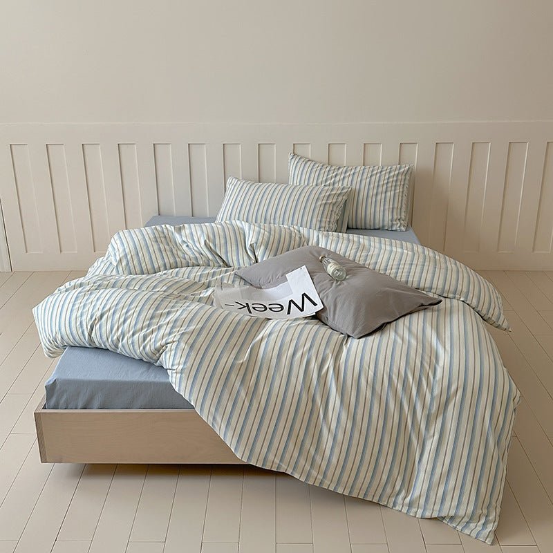 Parker Minimalist Striped Bedding Set