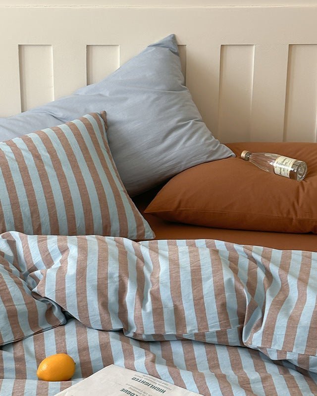 Parker Minimalist Striped Bedding Set