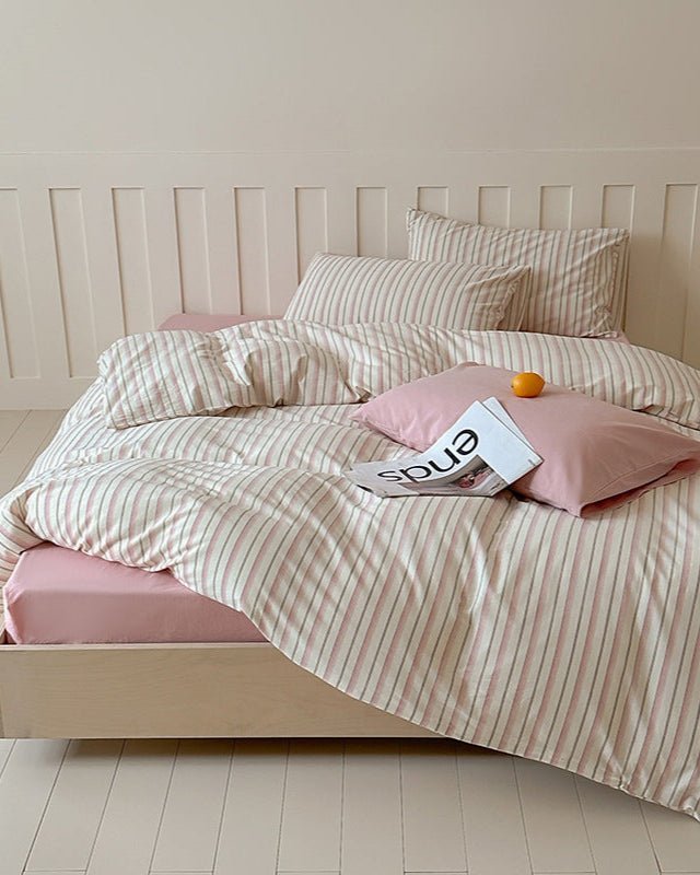 Parker Minimalist Striped Bedding Set