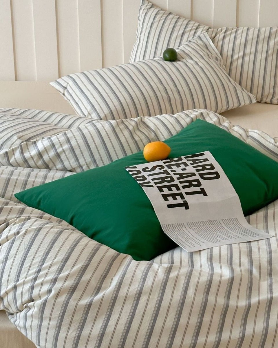 Parker Minimalist Striped Bedding Set
