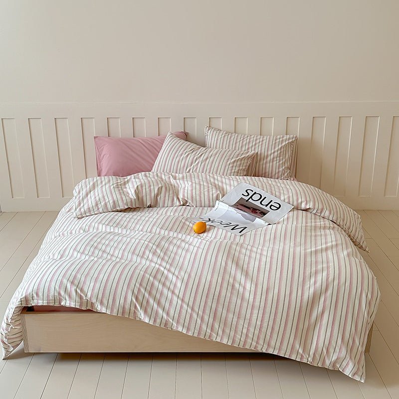Parker Minimalist Striped Bedding Set