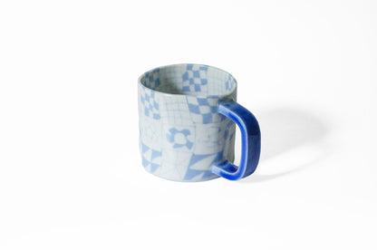 Nerikomi Patchwork Pattern Mug Mug Saori M Stoneware