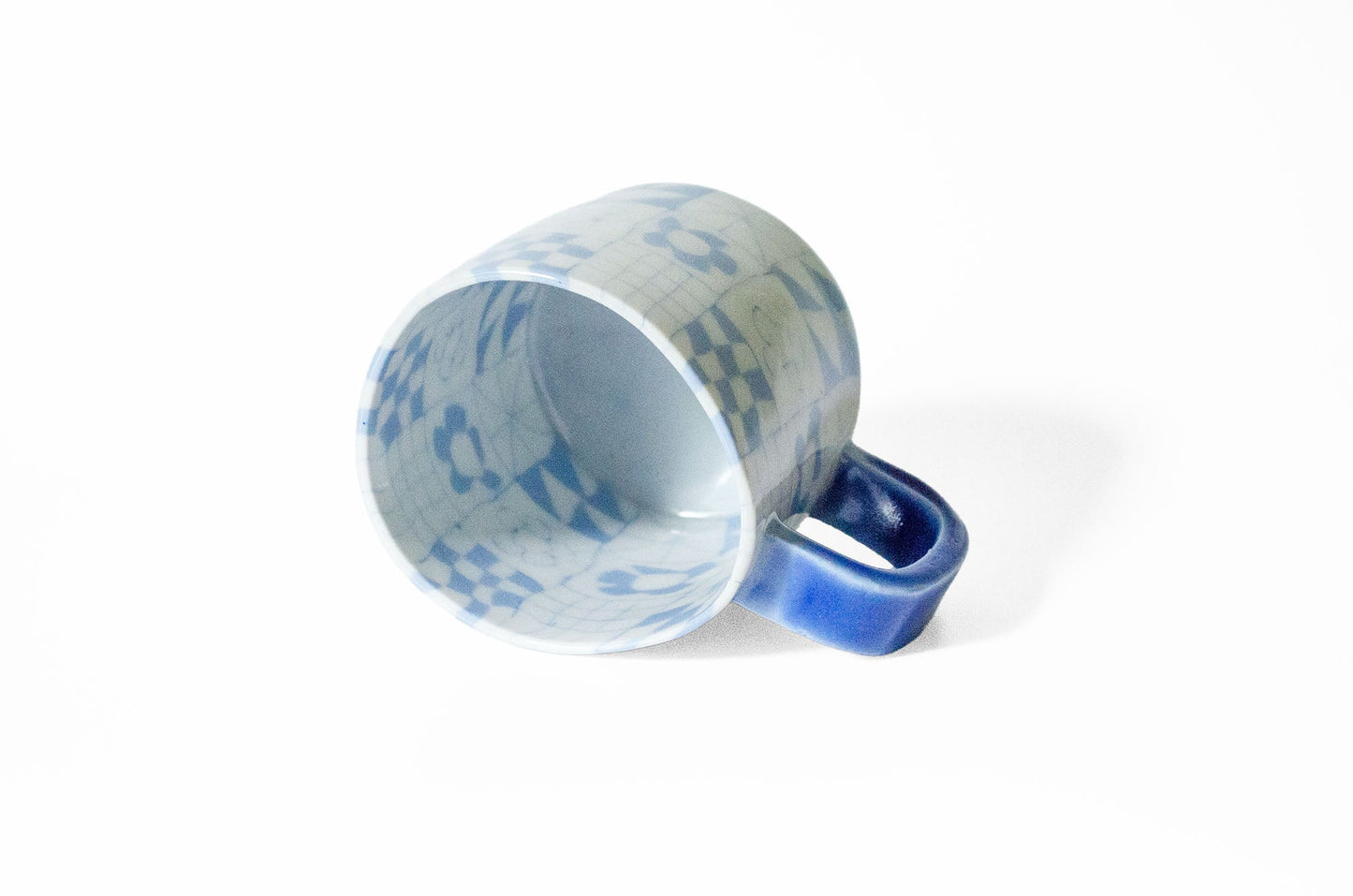 Nerikomi Patchwork Pattern Mug Mug Saori M Stoneware