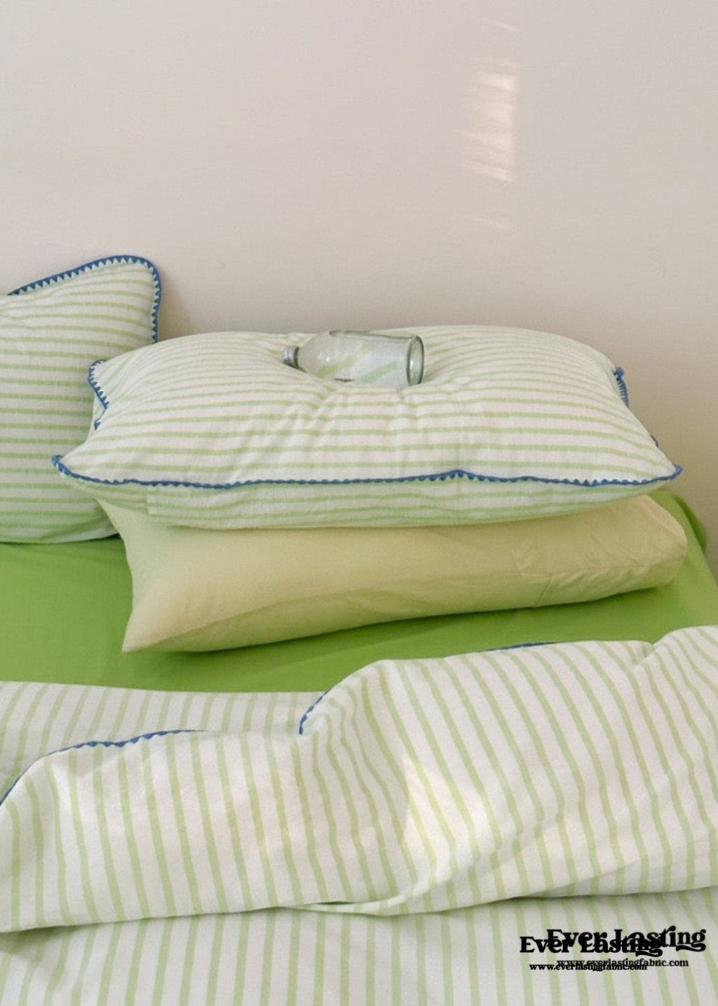 Pepper Candy Stripe Bedding Set