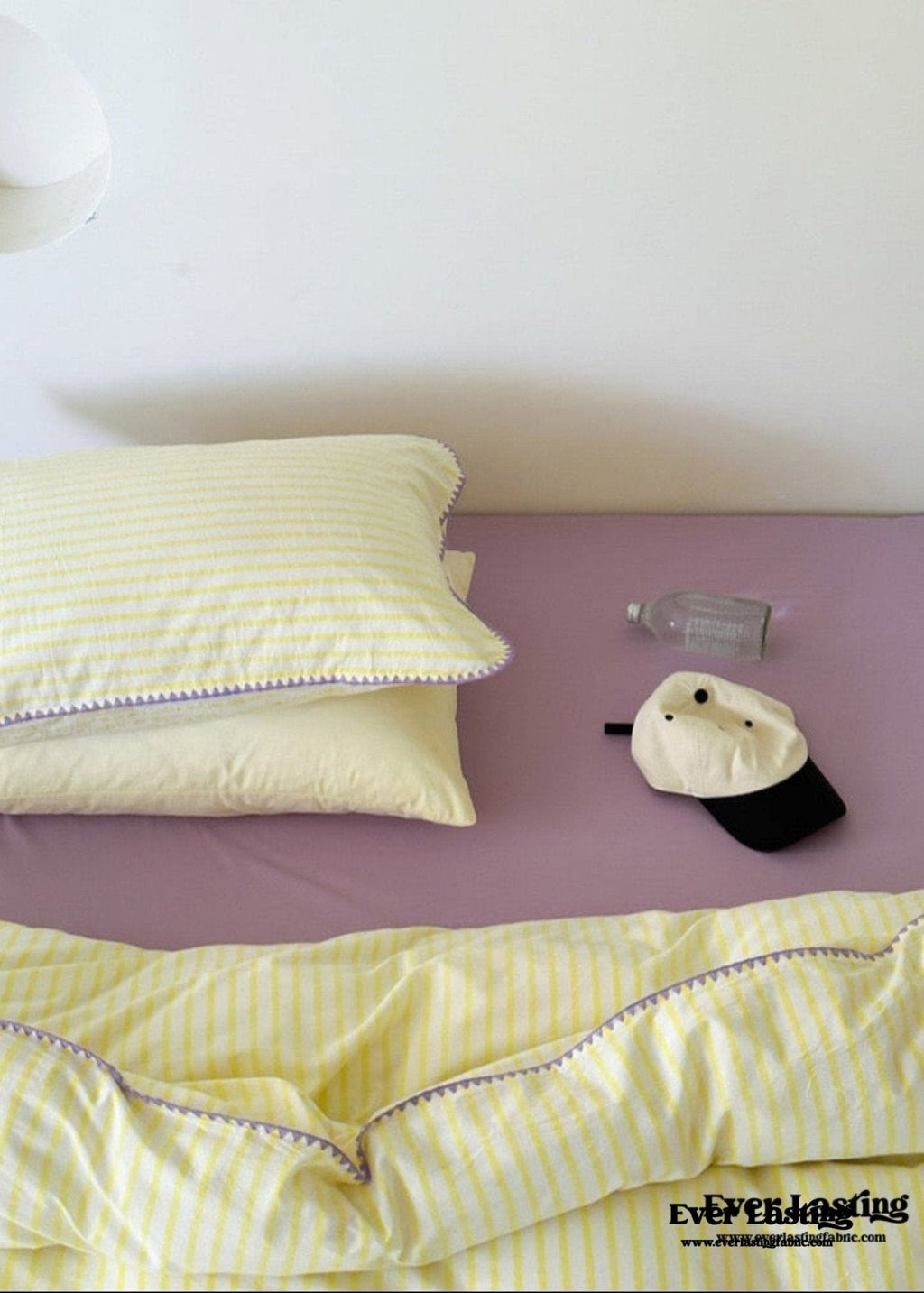 Pepper Candy Stripe Bedding Set