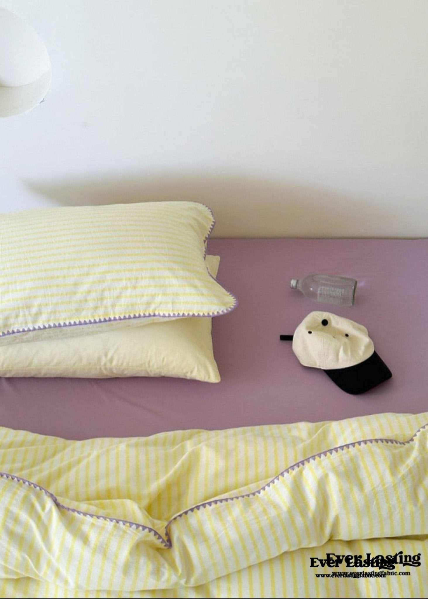 Pepper Candy Stripe Bedding Set