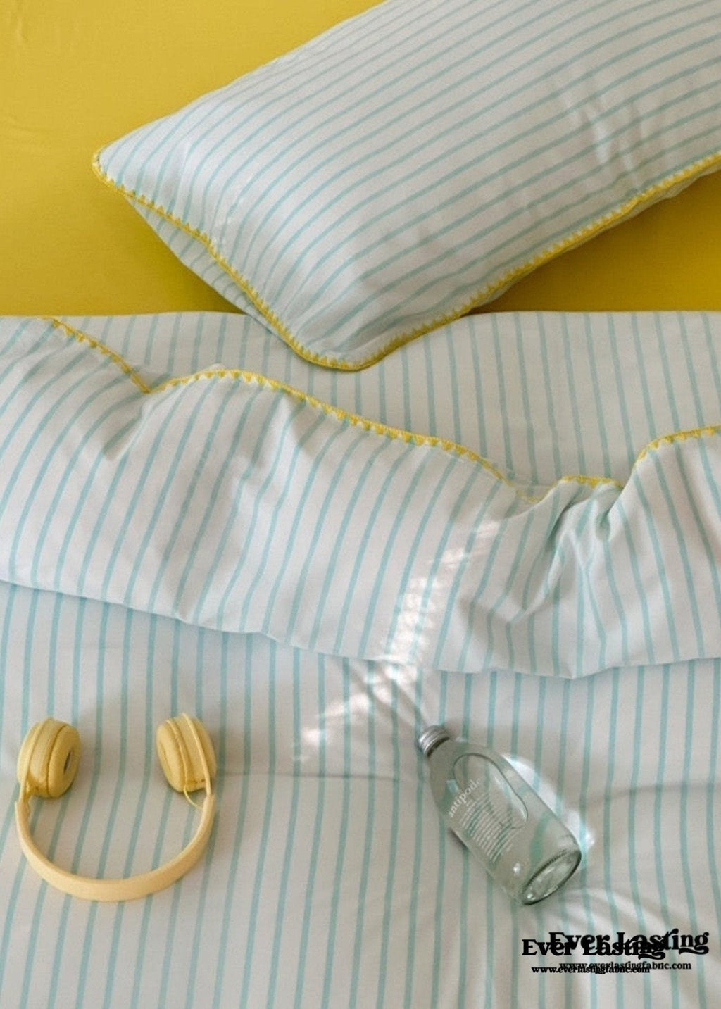 Pepper Candy Stripe Bedding Set