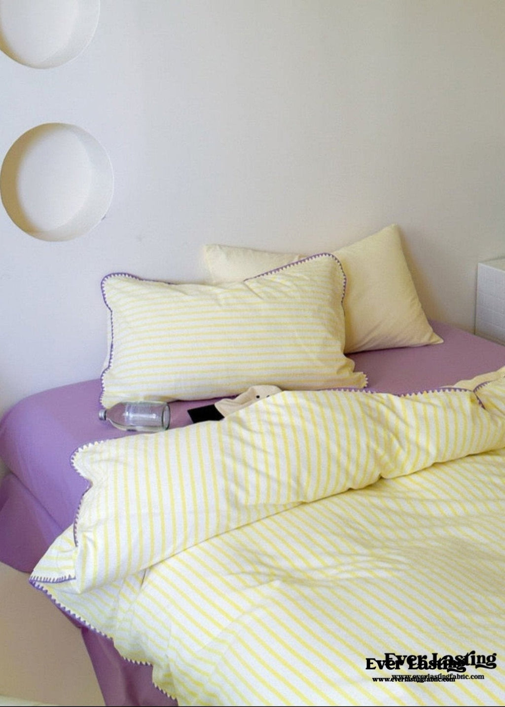Pepper Candy Stripe Bedding Set