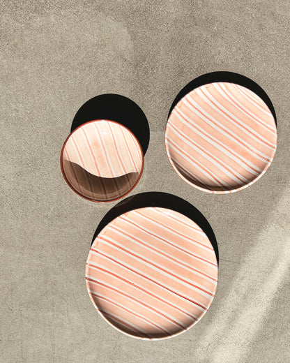Casa Cubista Cabana Plates and Bowls | Pink Salad Plate atacama home