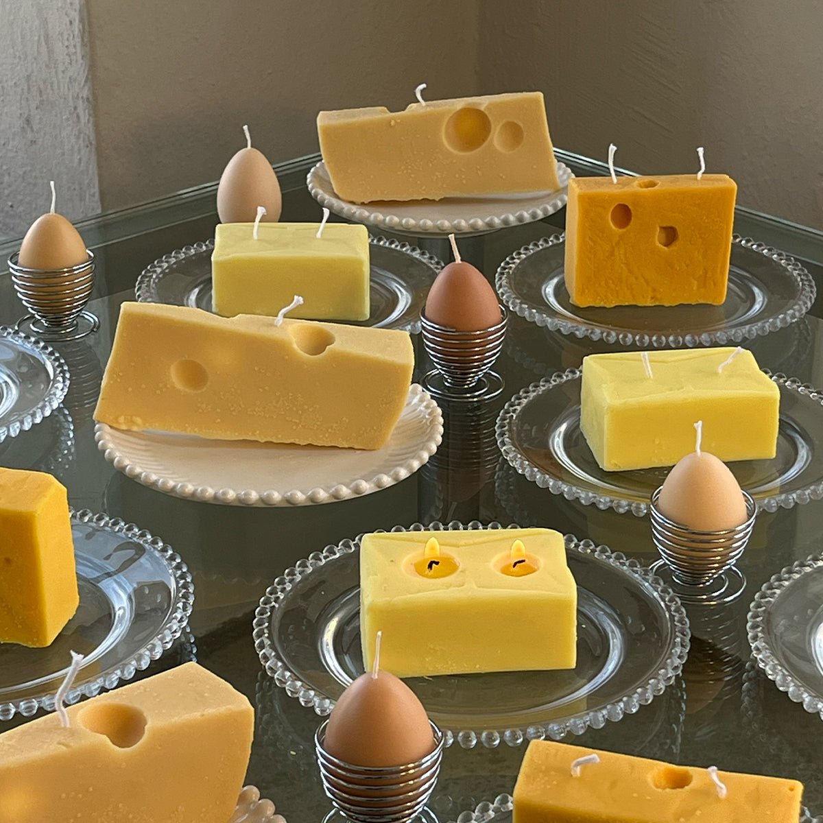 Swiss Cheese Candle | Hand-Poured Soy Wax Farmers Markets Scandles