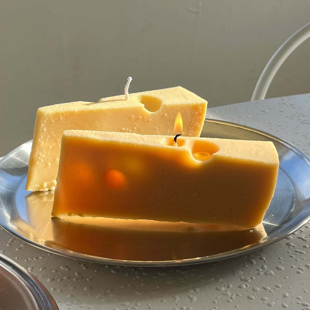 Swiss Cheese Candle | Hand-Poured Soy Wax Farmers Markets Scandles