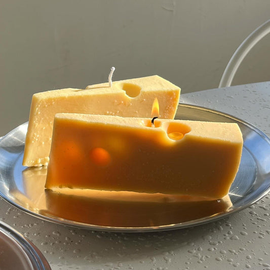 Swiss Cheese Candle | Hand-Poured Soy Wax Farmers Markets Scandles