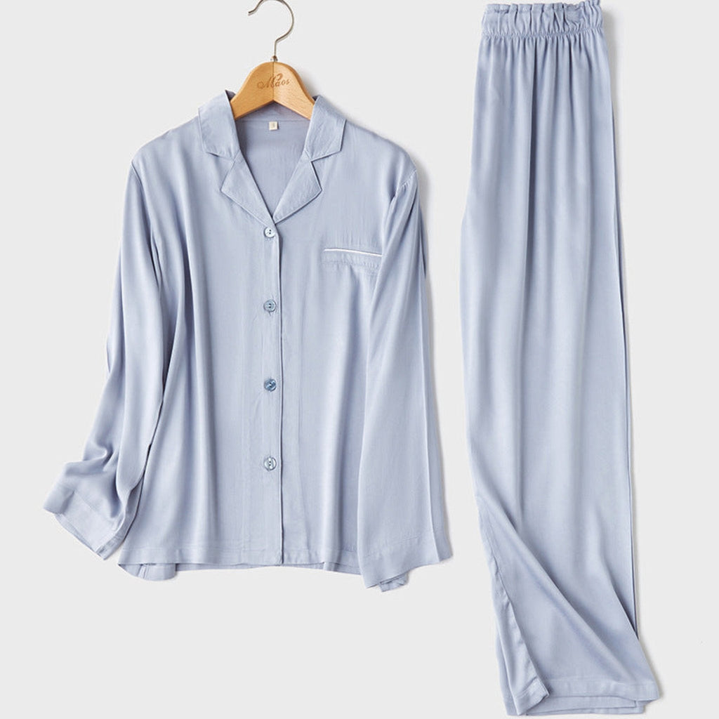Classic Morandi Cotton Pajama Set