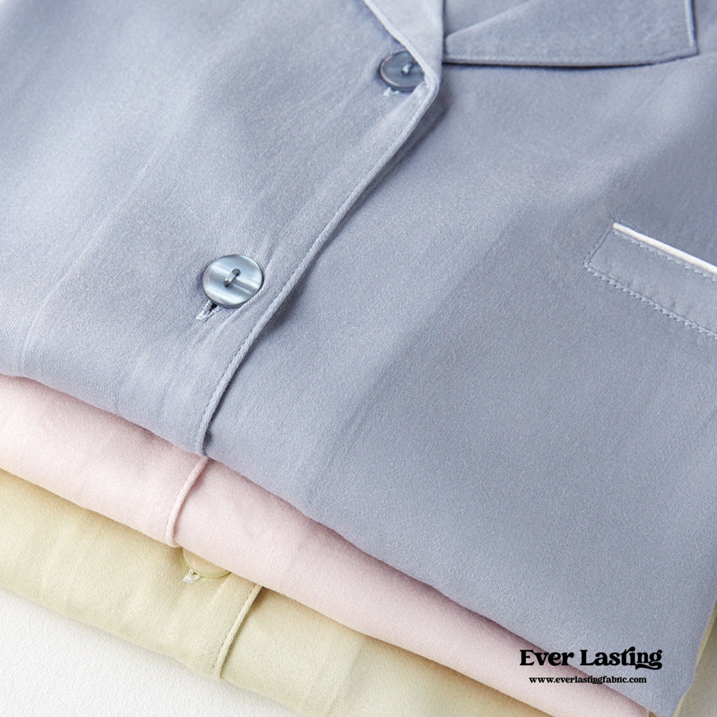Classic Morandi Cotton Pajama Set
