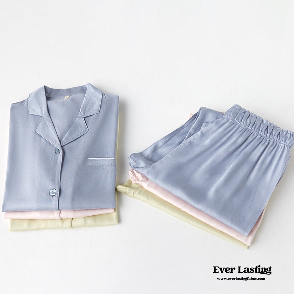 Classic Morandi Cotton Pajama Set