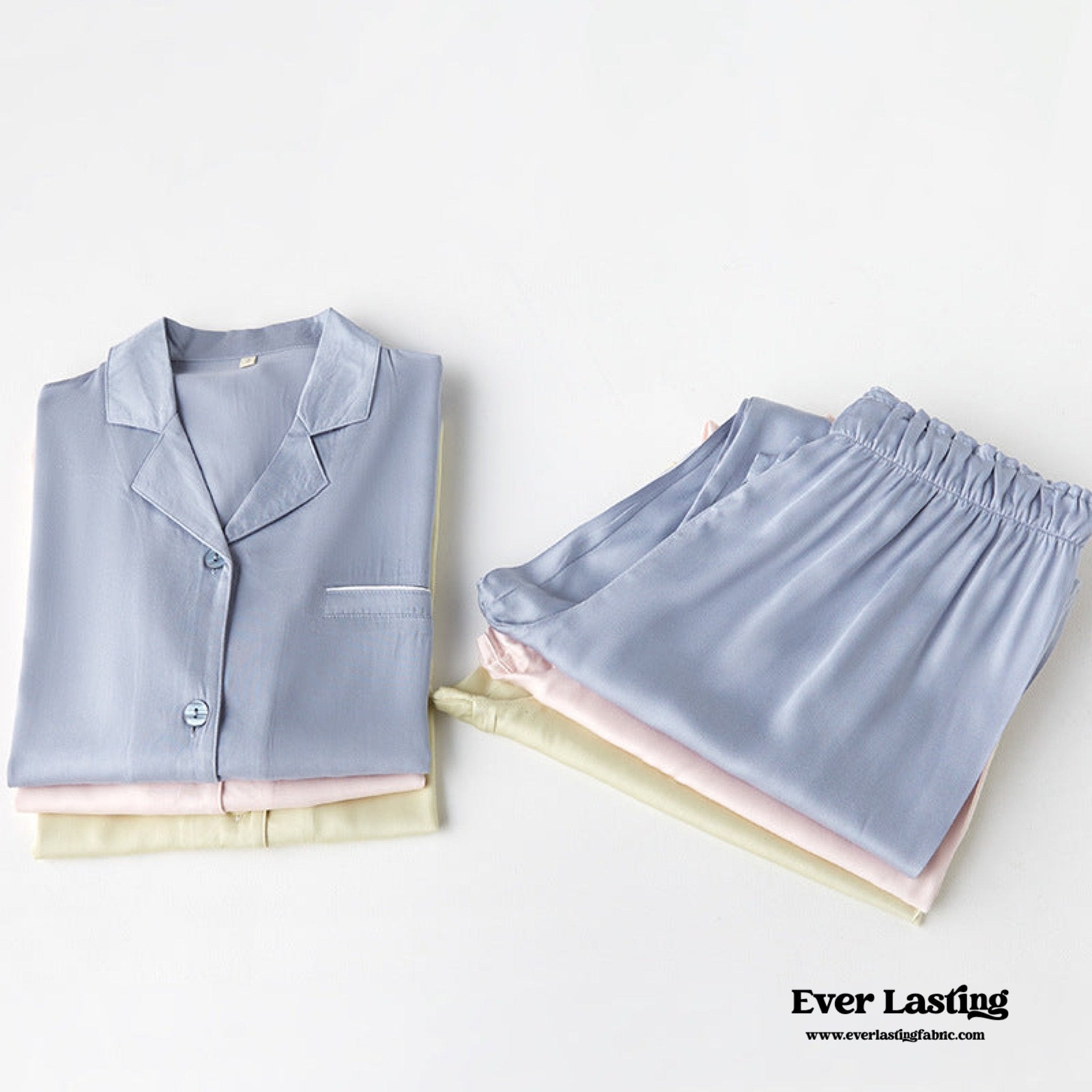 Classic Morandi Cotton Pajama Set