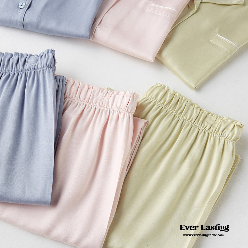 Classic Morandi Cotton Pajama Set