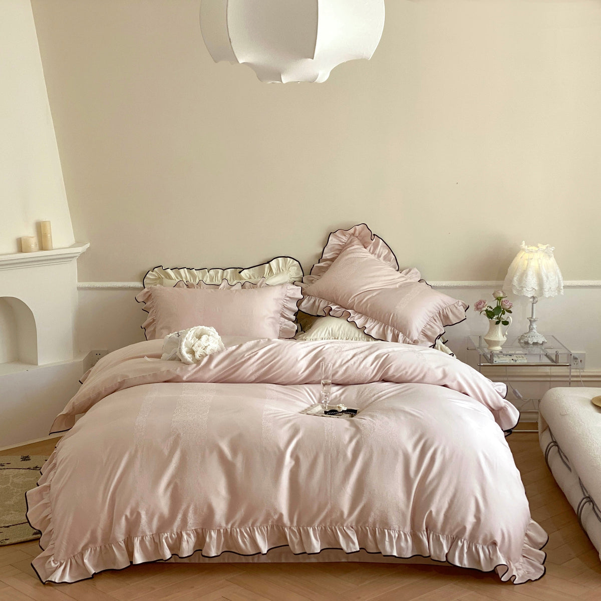 Silky Ruffle Pillowcases