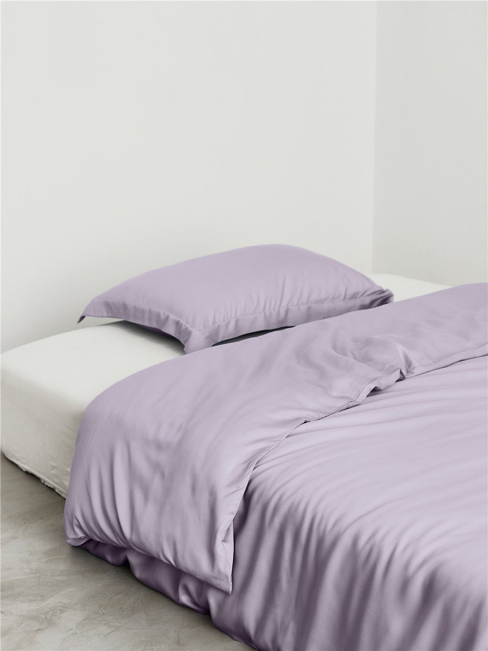 Silky Solid Tencel Bedding Set / Blue