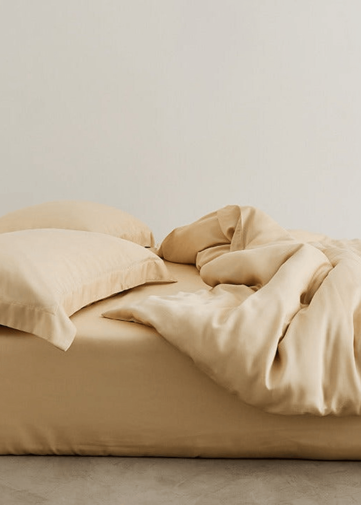 Silky Solid Tencel Bedding Set / Pink