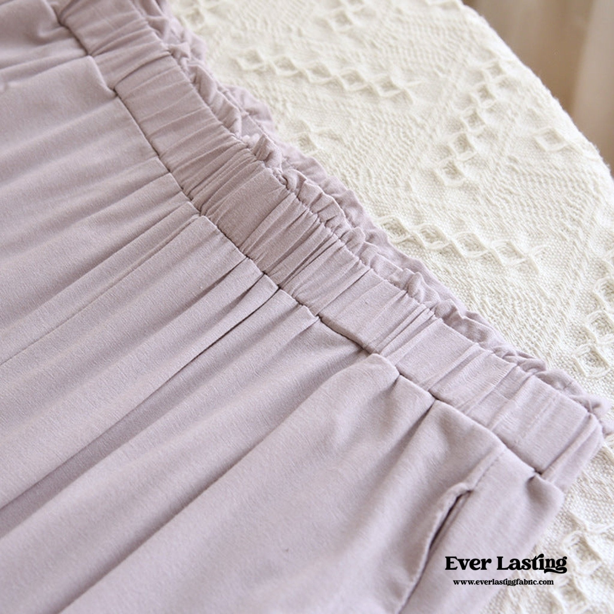 Solid Three-Piece Pajama Set