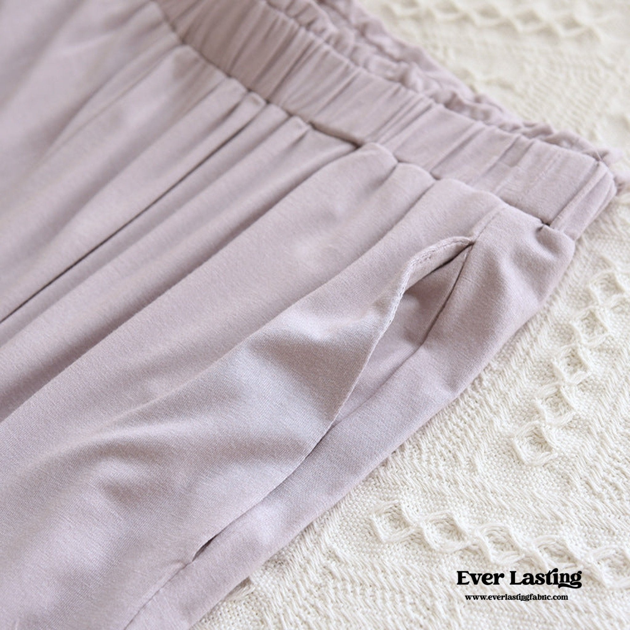 Solid Three-Piece Pajama Set