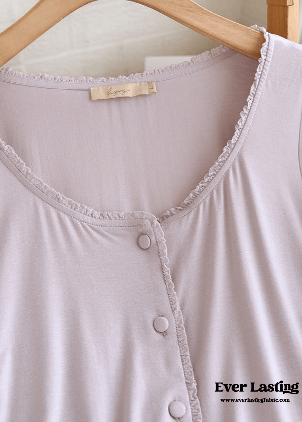 Solid Three-Piece Pajama Set