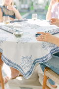 Table Throw | Lotus-Large | Uniform Blue & Navy The Mended Company