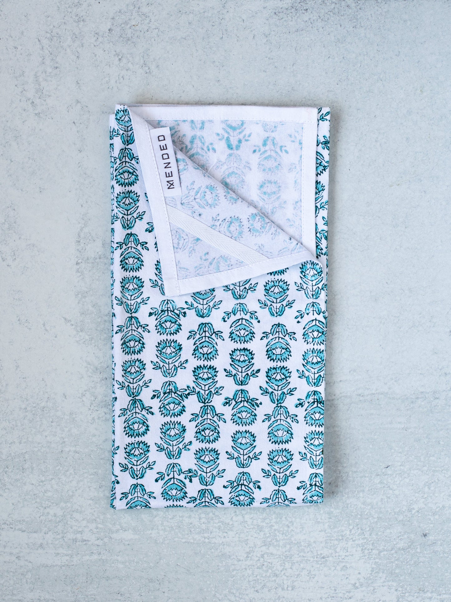 Tea Towel | Protea, Midnight & Saltwater The Mended Company