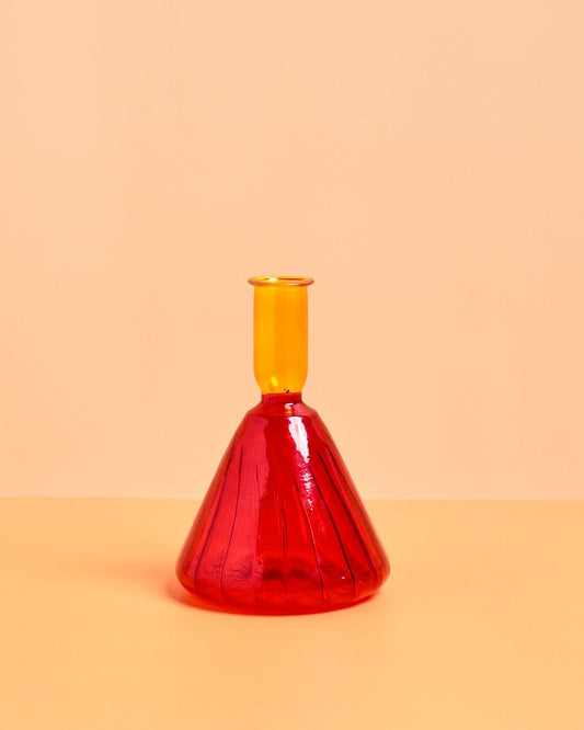 Tri Borosilicate Glass Vase vase Casa Amarosa