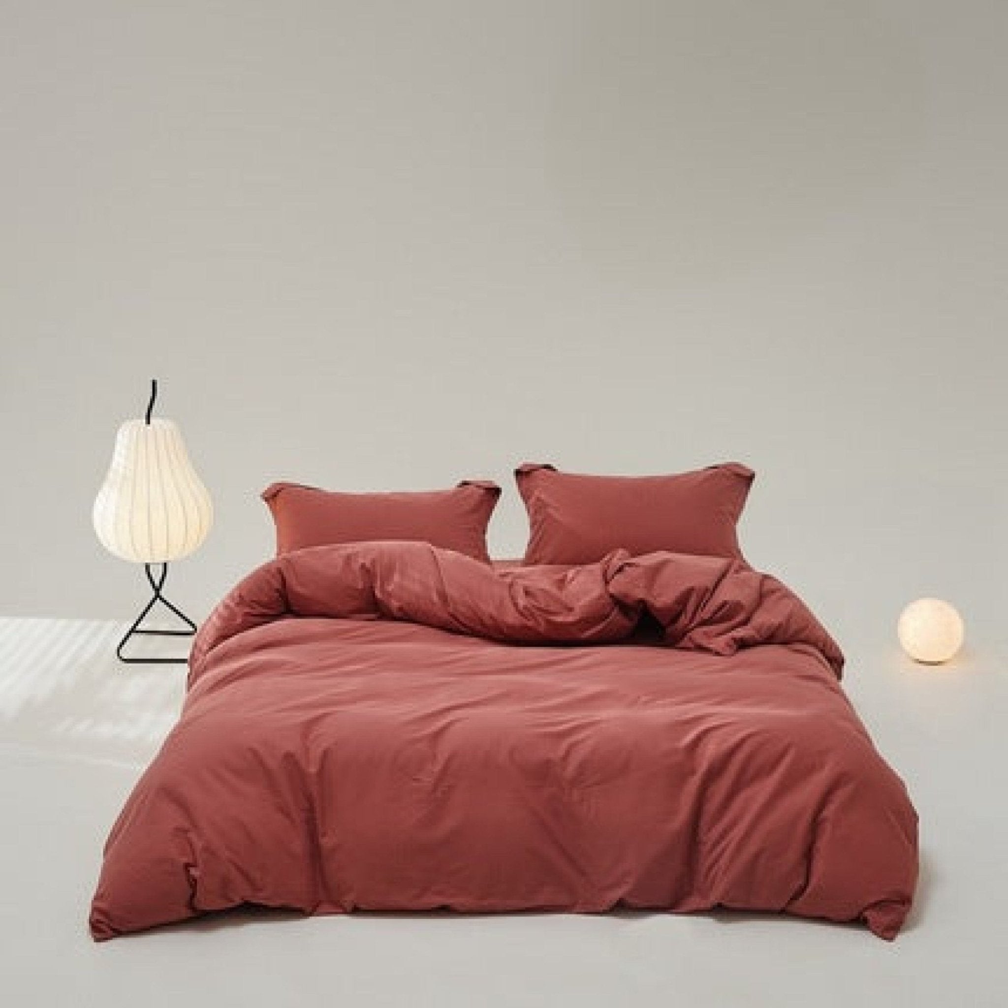 Velvære Luxe Solid Color Cotton Bedding Set