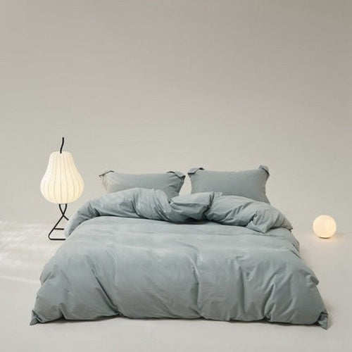 Velvære Luxe Solid Color Cotton Bedding Set
