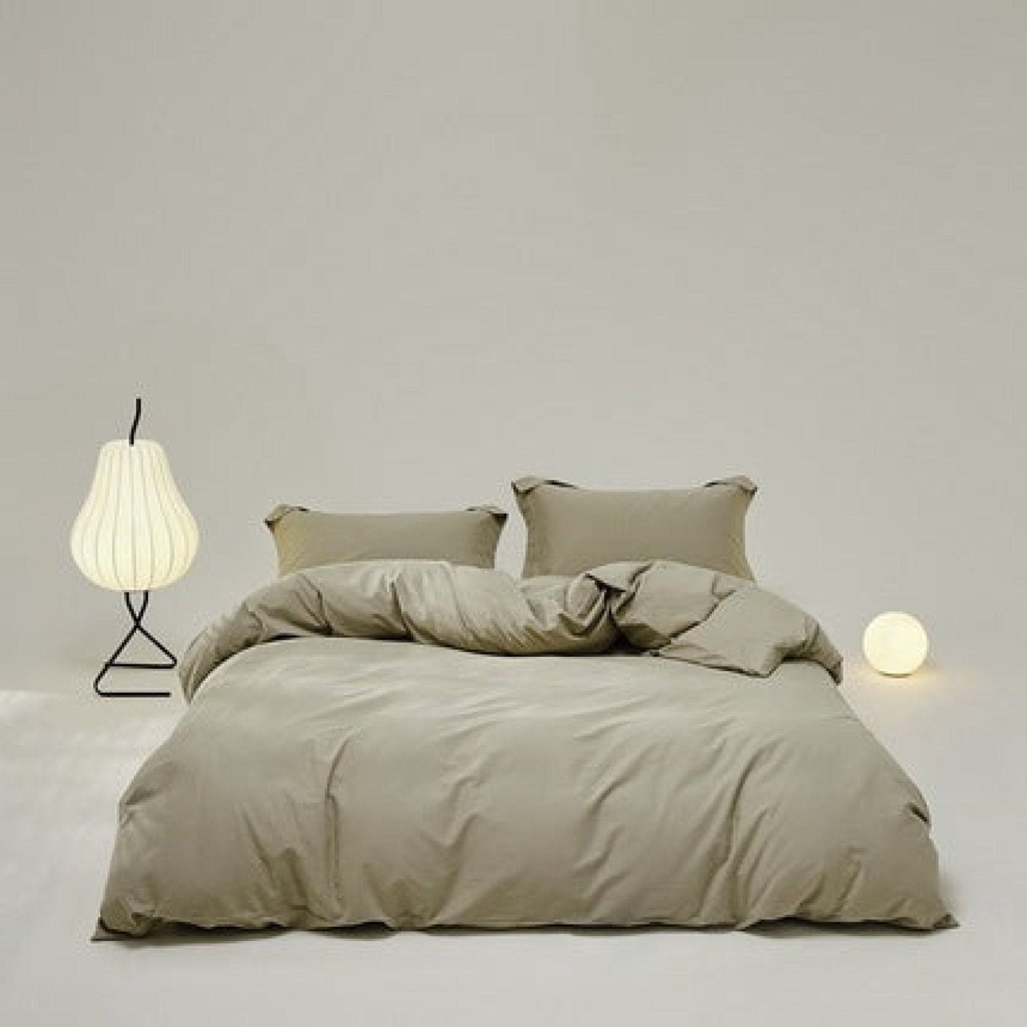 Velvære Luxe Solid Color Cotton Bedding Set