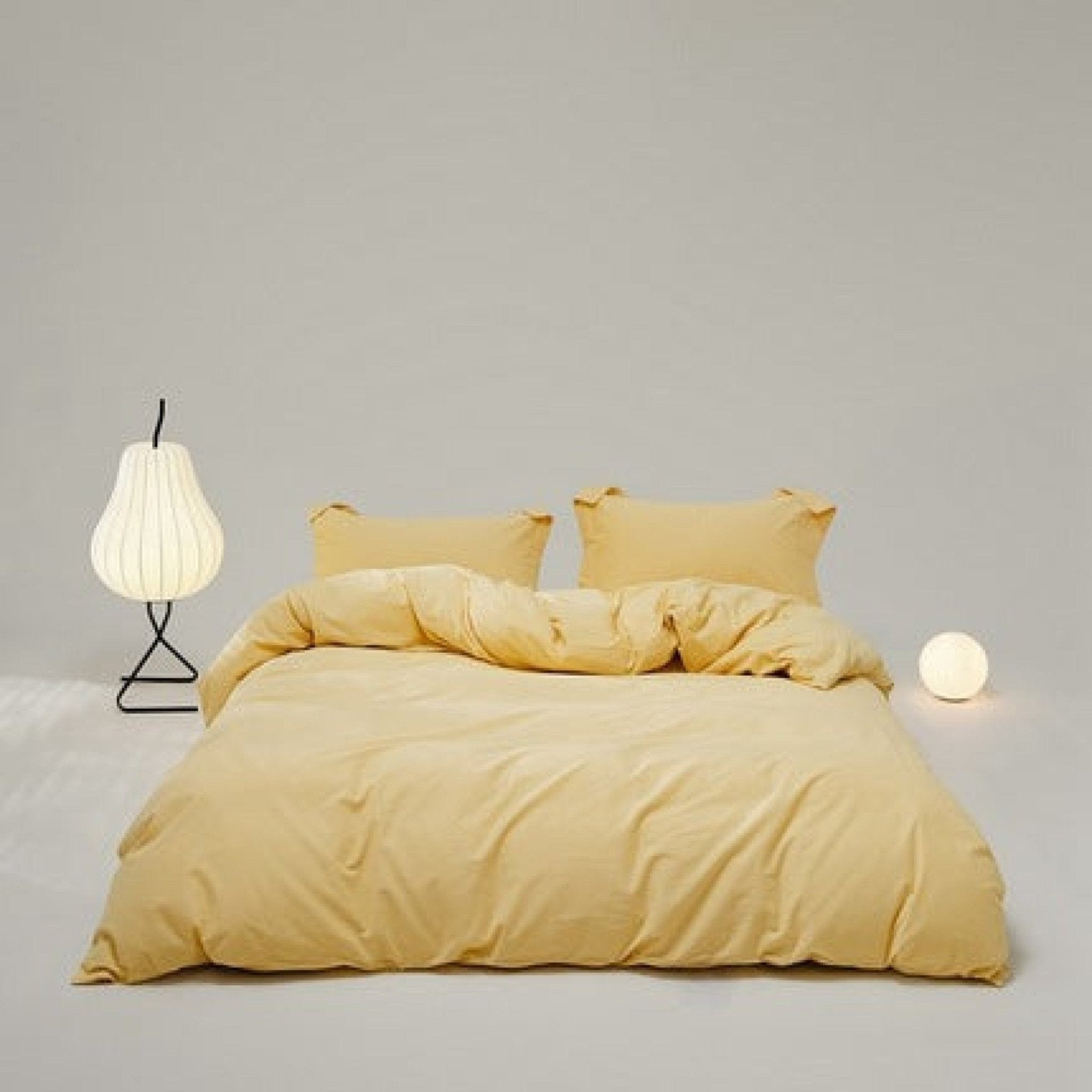Velvære Luxe Solid Color Cotton Bedding Set