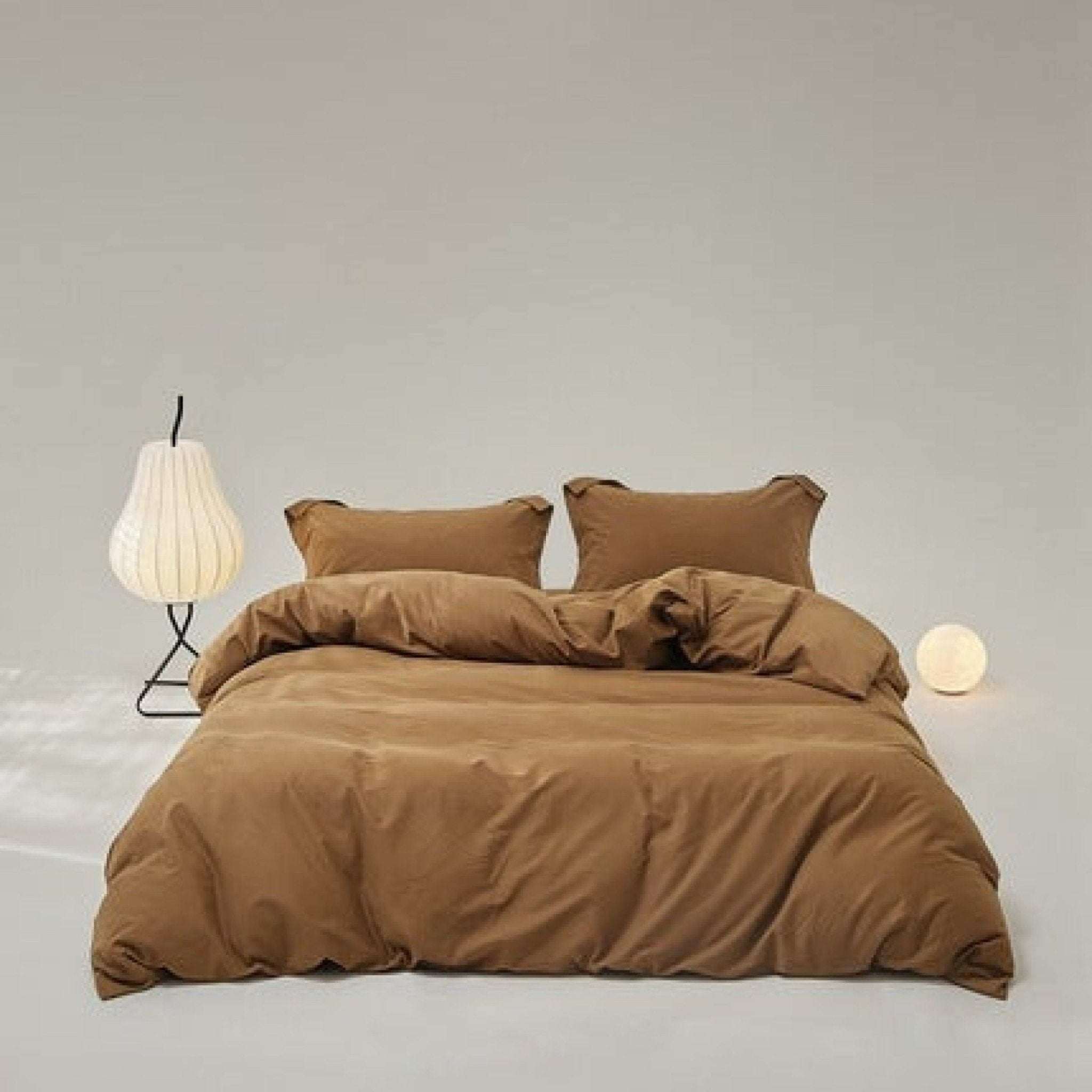 Velvære Luxe Solid Color Cotton Bedding Set