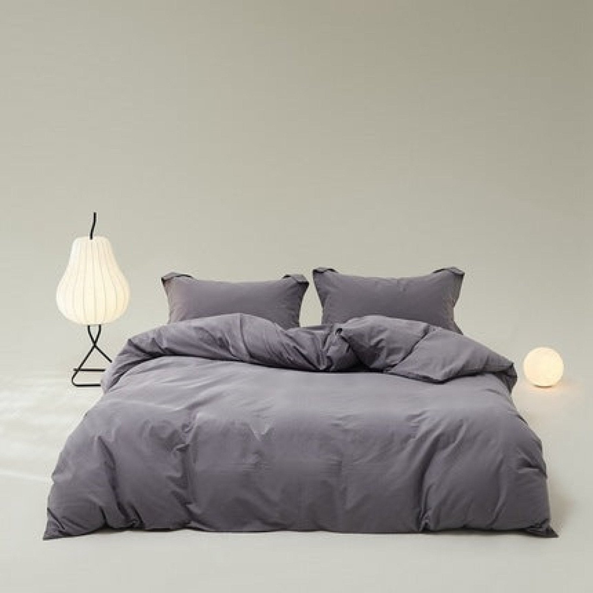 Velvære Luxe Solid Color Cotton Bedding Set