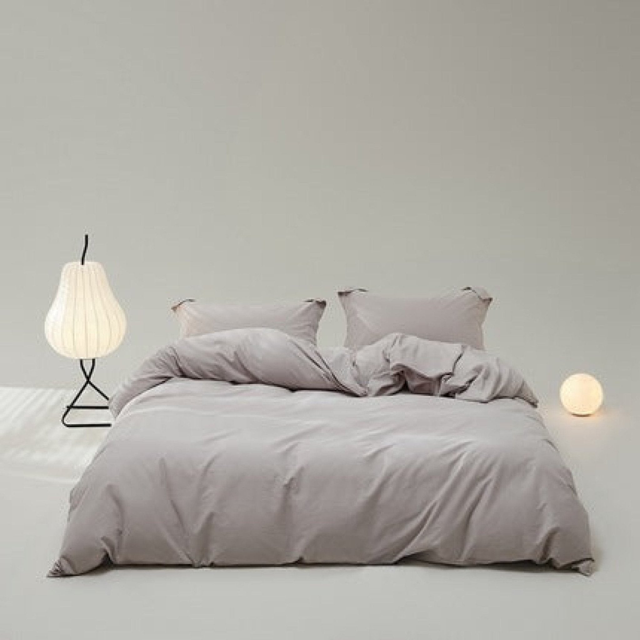 Velvære Luxe Solid Color Cotton Bedding Set